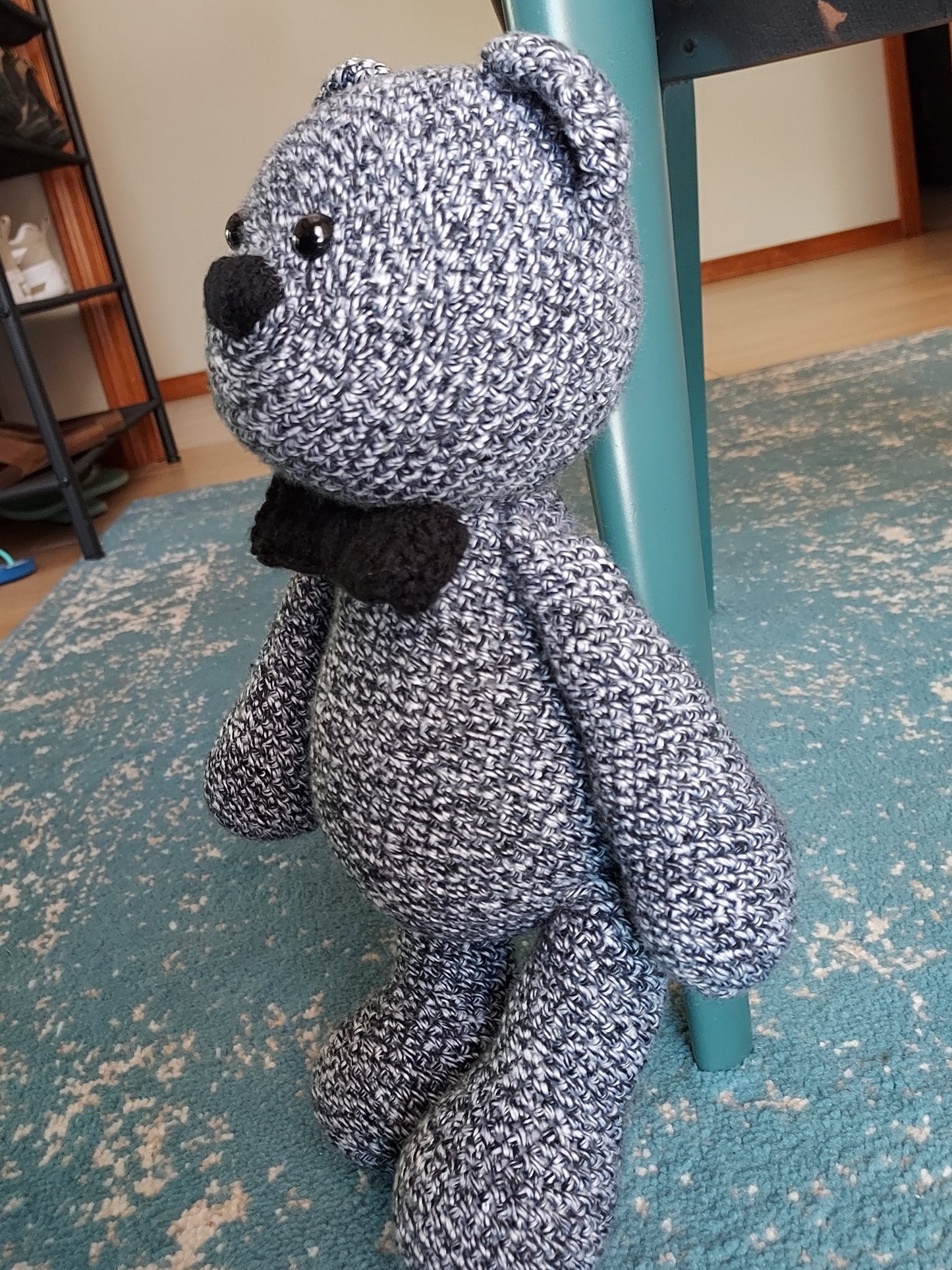 Tuxedo Crochet Bear