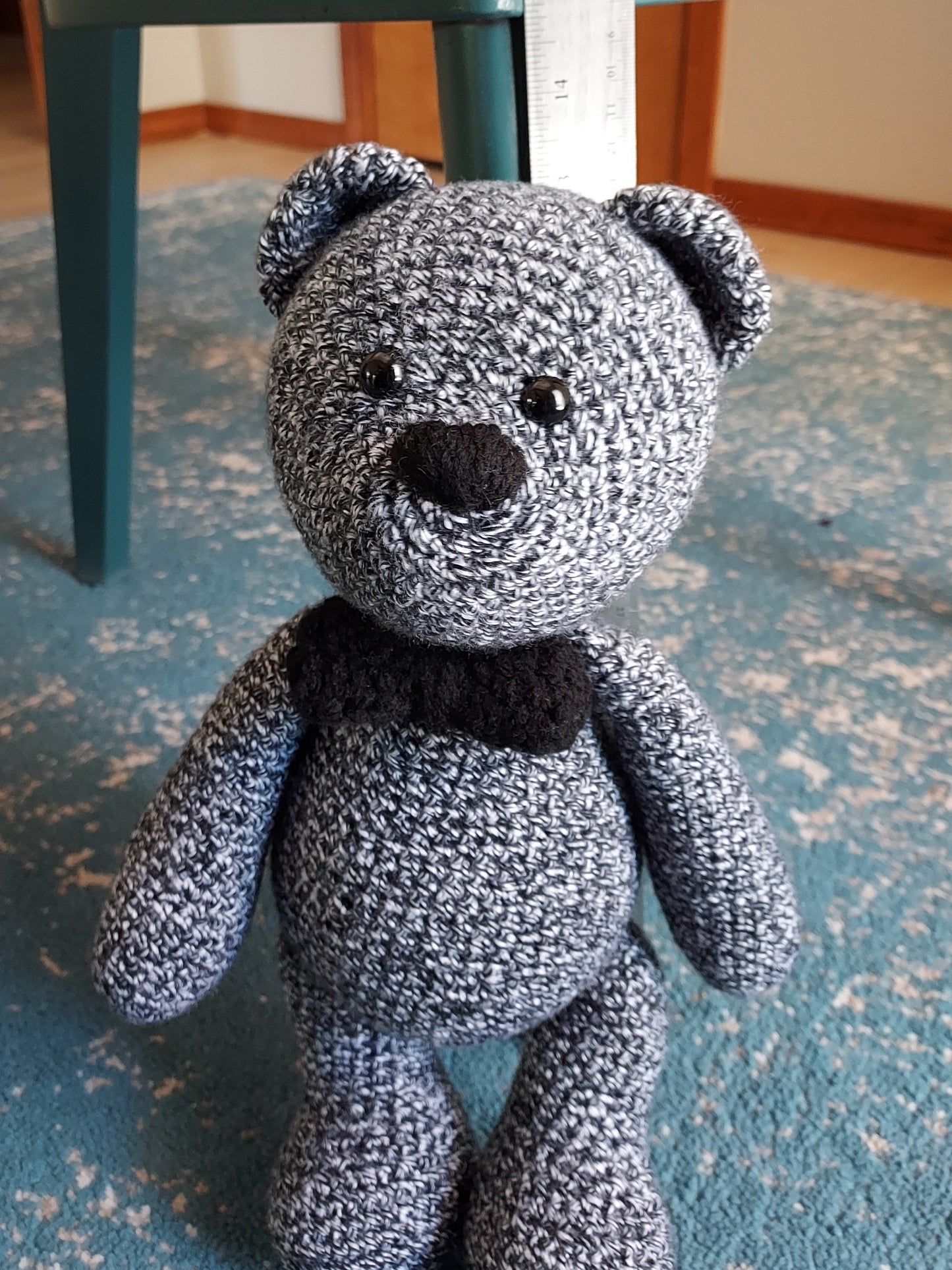 Tuxedo Crochet Bear