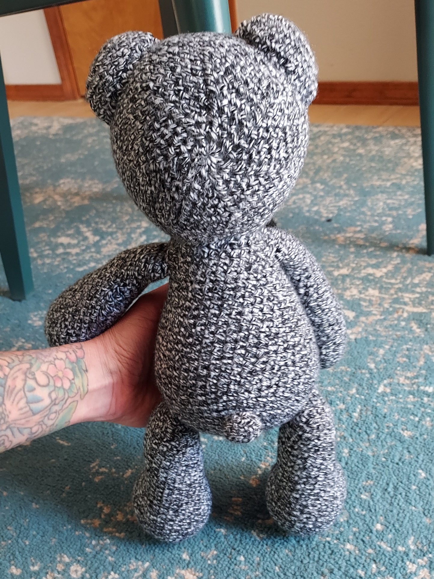 Tuxedo Crochet Bear
