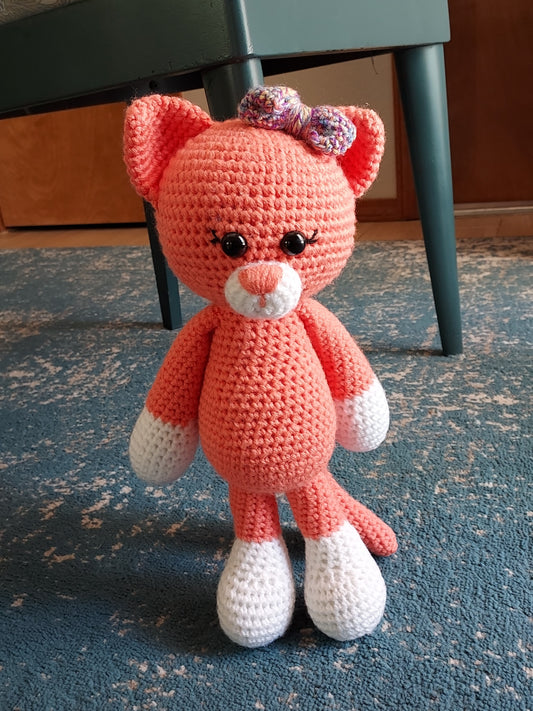 Orange Crochet Kitty