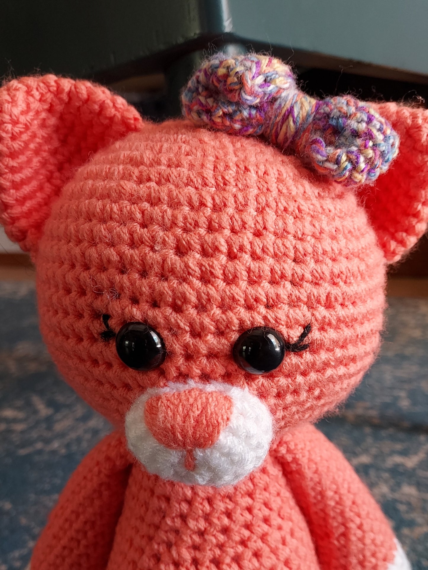 Orange Crochet Kitty