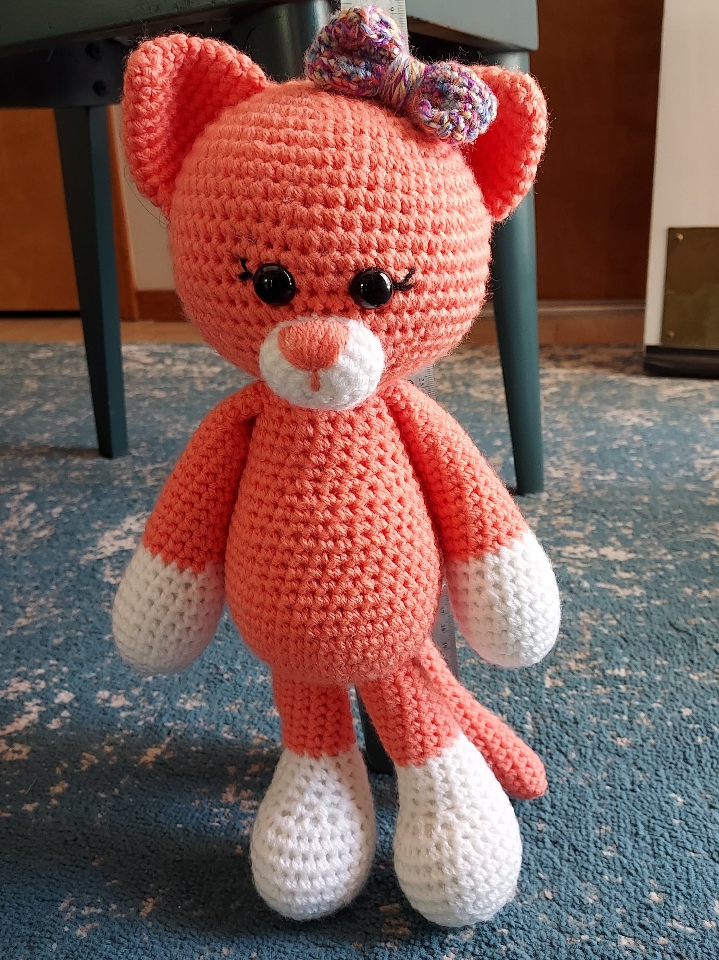 Orange Crochet Kitty