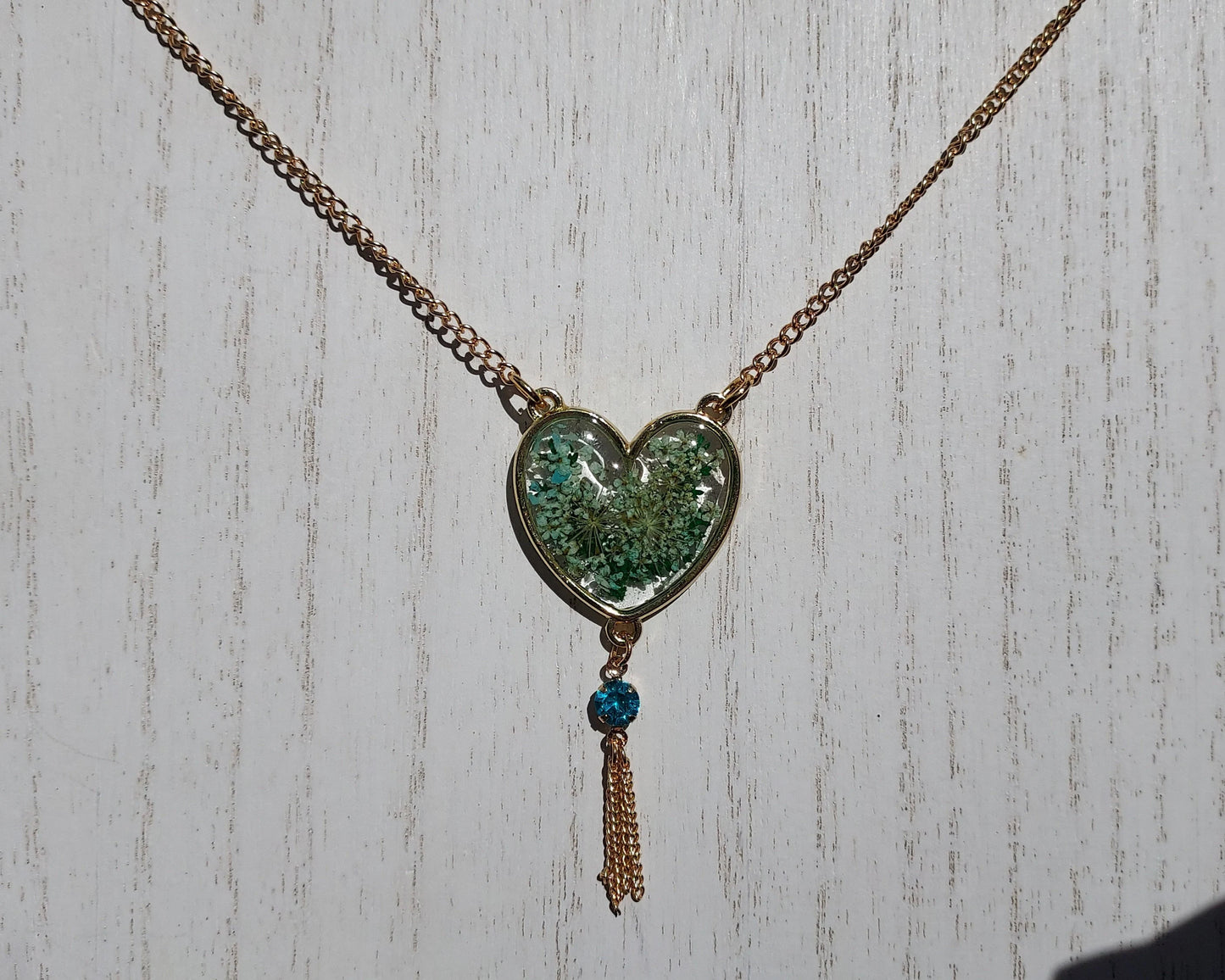 Heart Shaped Flower Necklace #2