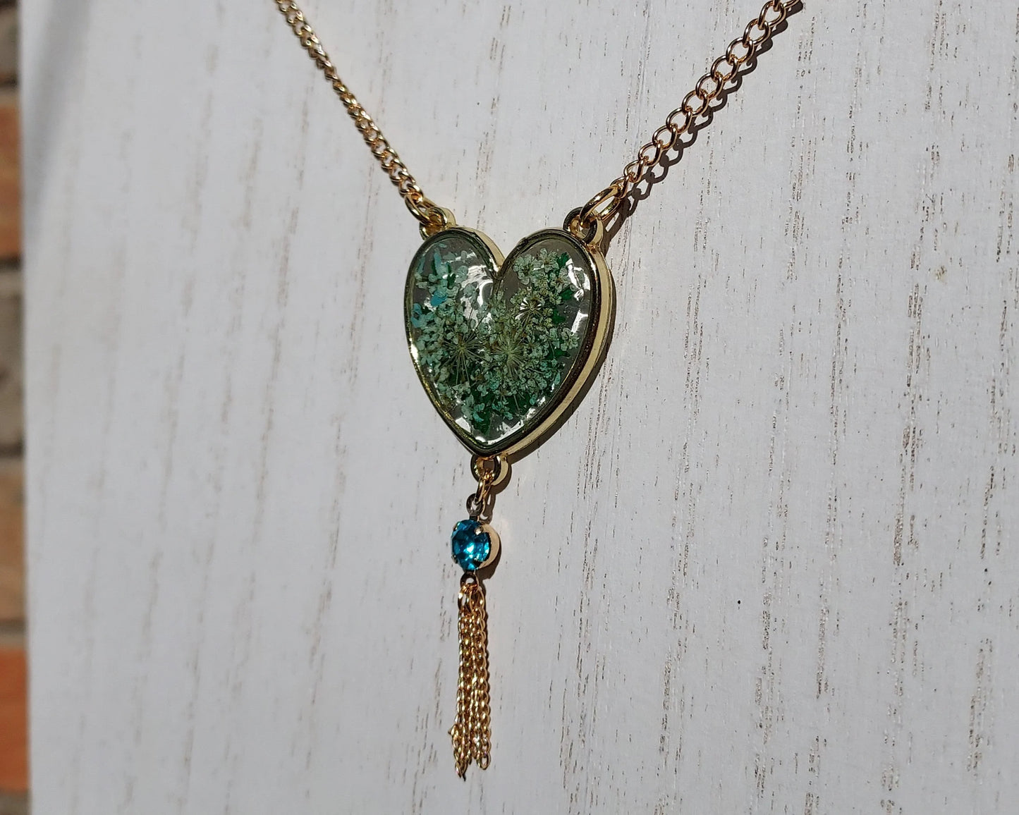 Heart Shaped Flower Necklace #2