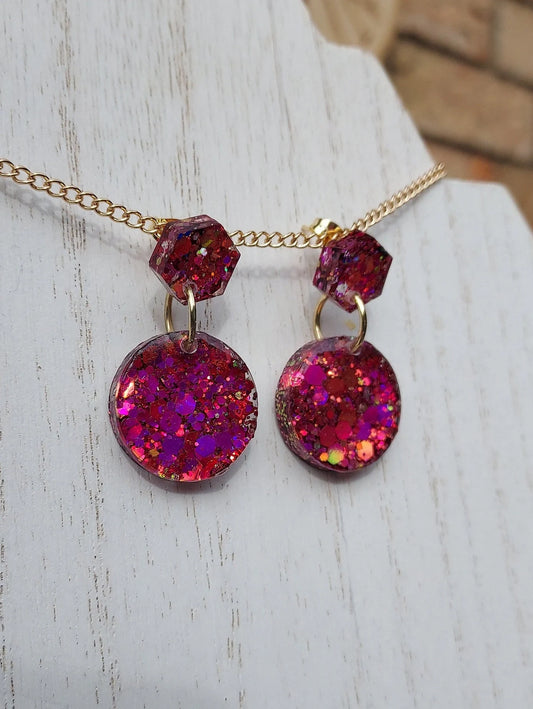 Color-Changing Glitter Earrings #5