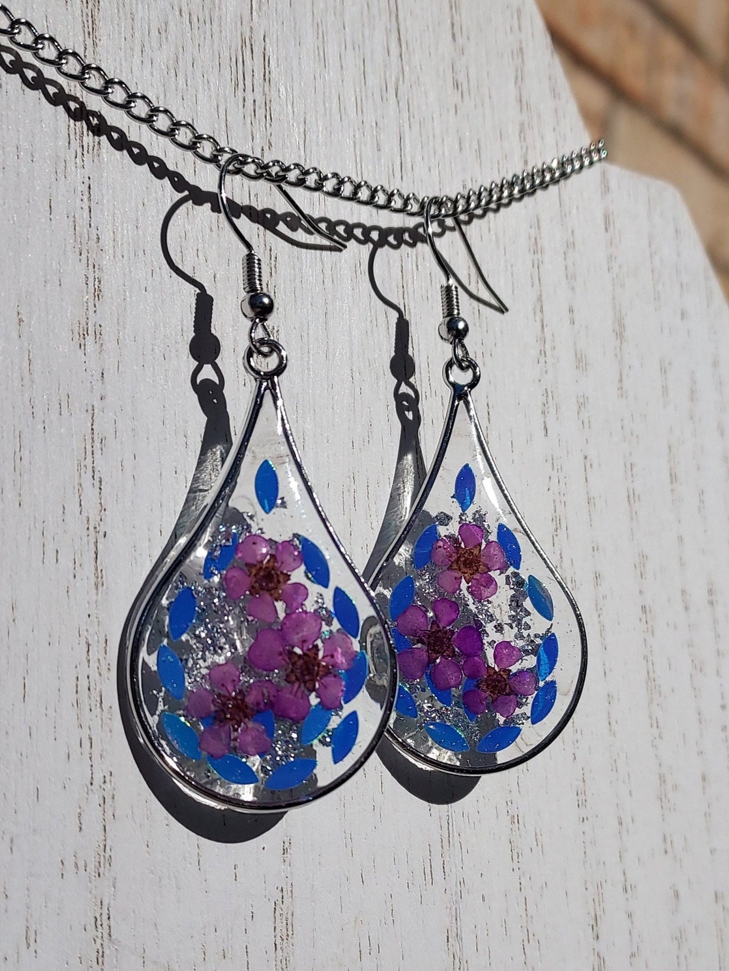 Floral Sequins Earrings #2