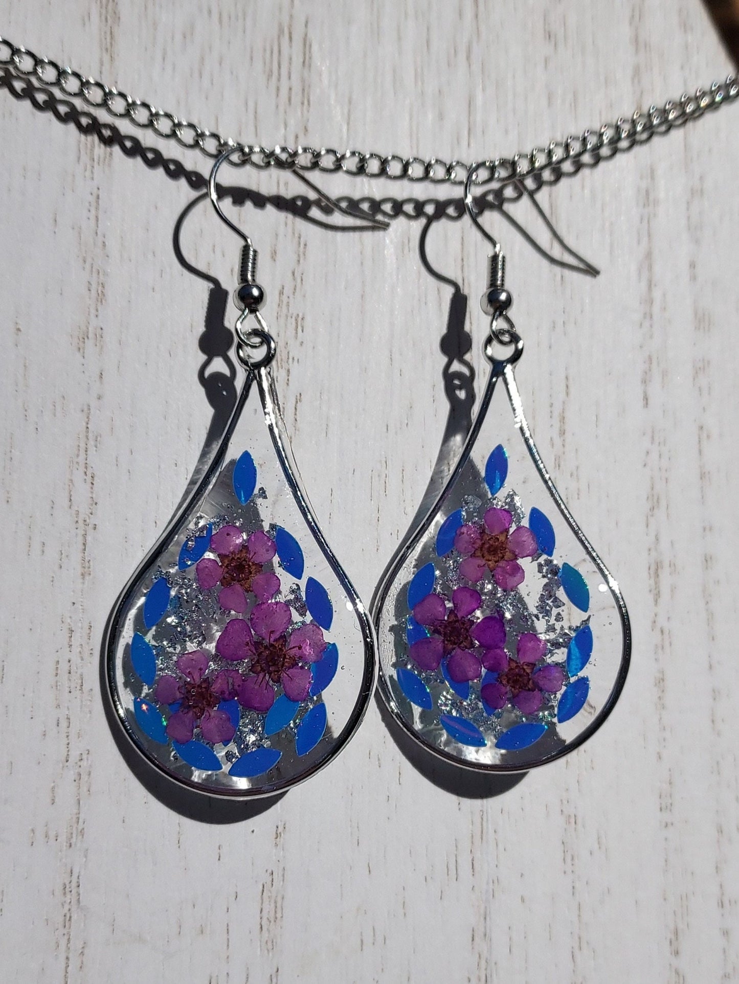 Floral Sequins Earrings #2