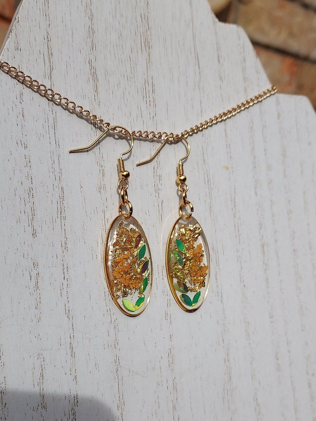 Queen Anne's Lace Earrings #3