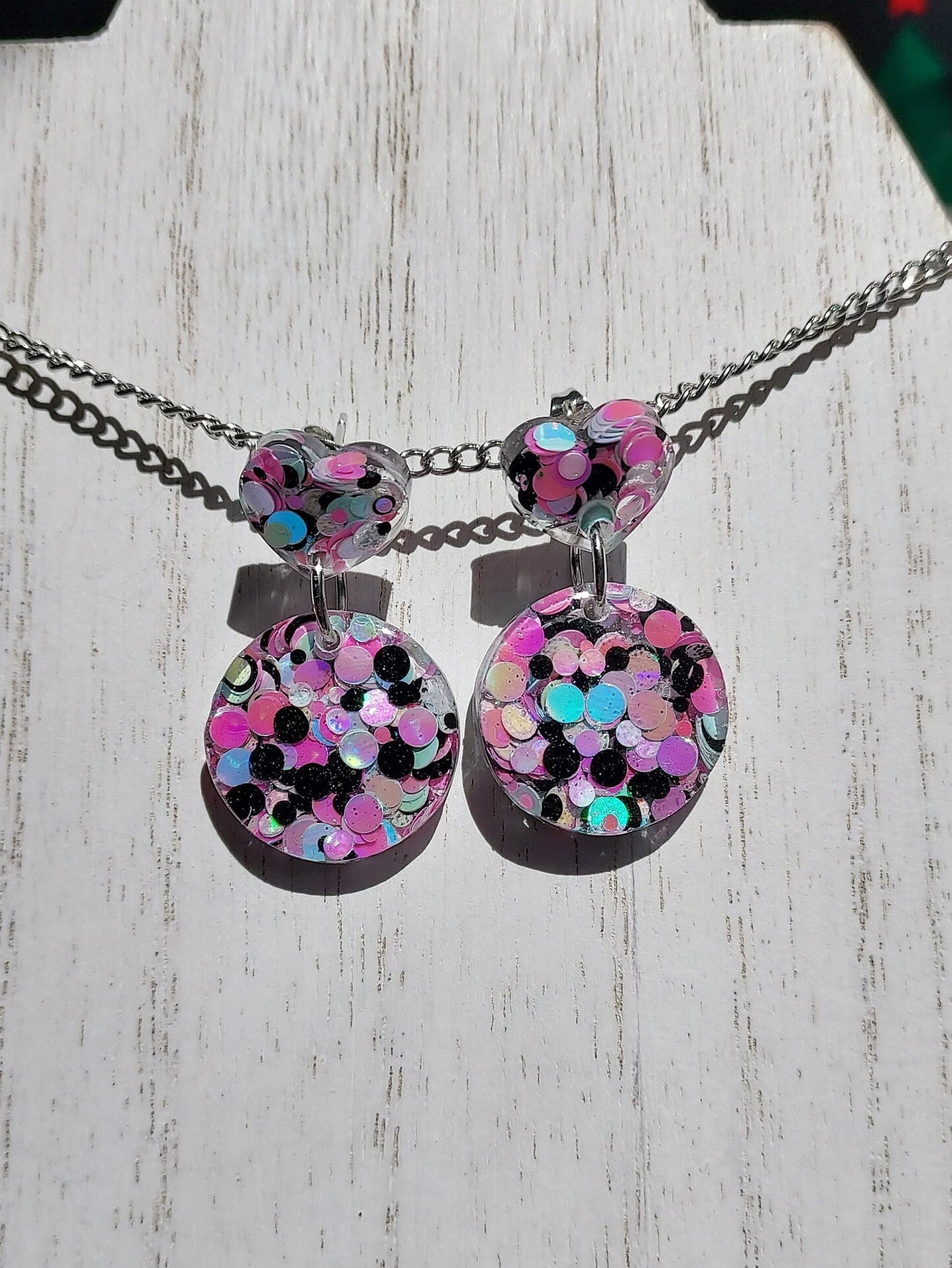 Confetti Glitter Earrings #1