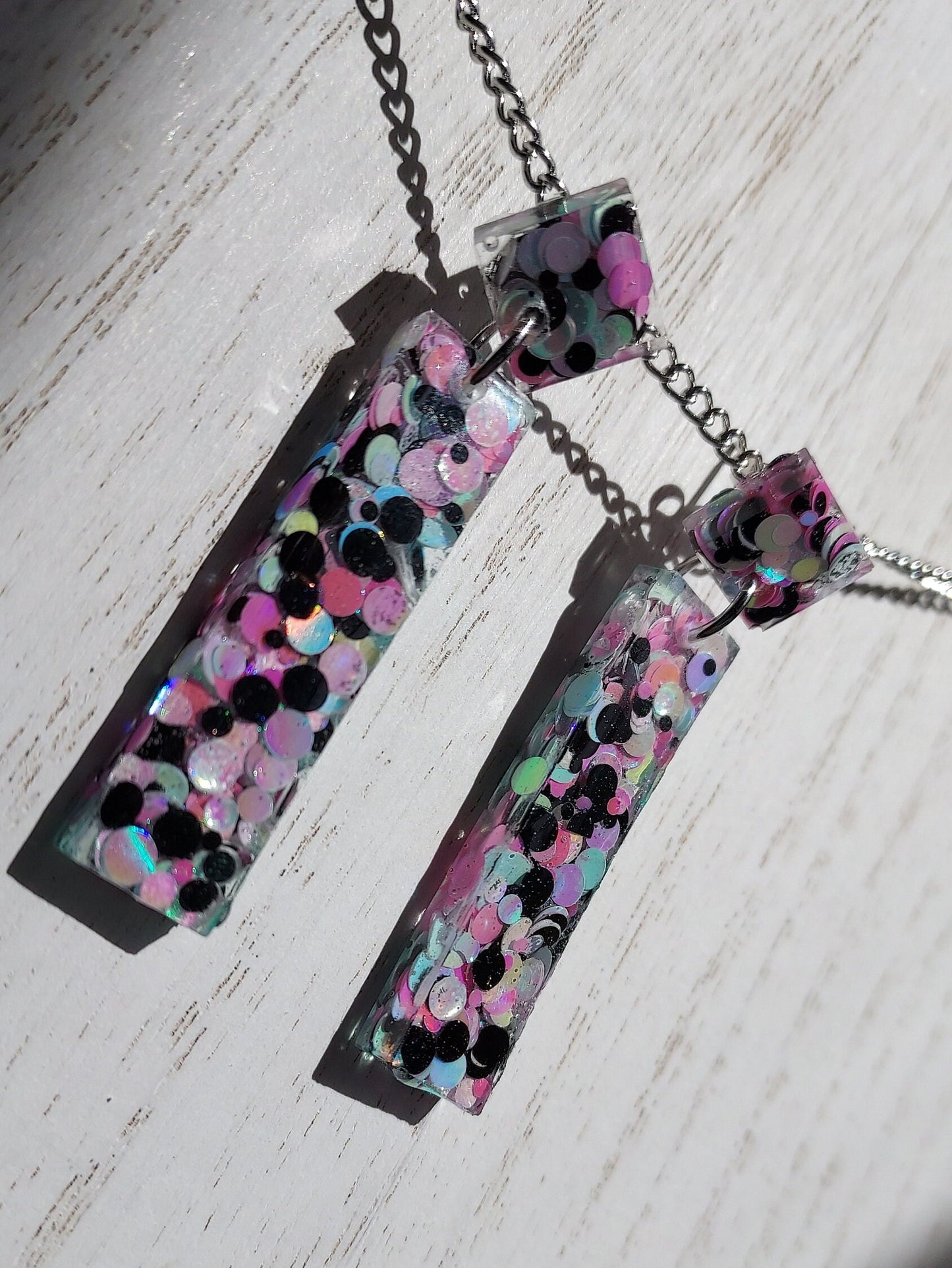 Confetti Glitter Earrings #2