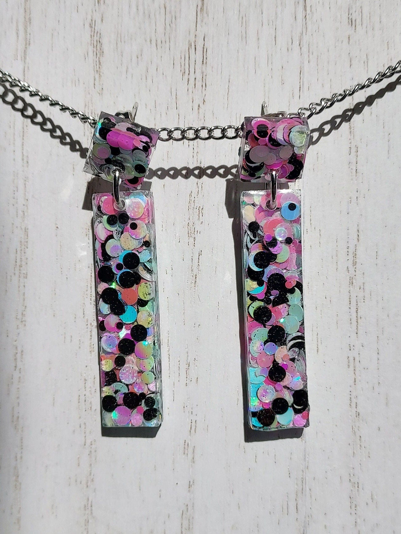 Confetti Glitter Earrings #2
