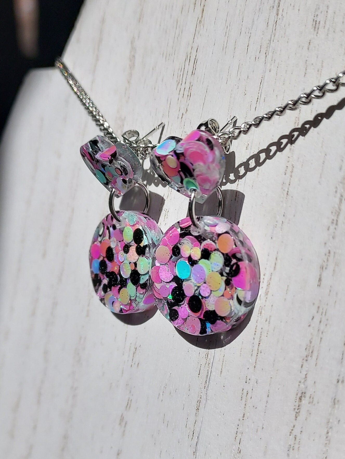 Confetti Glitter Earrings #1