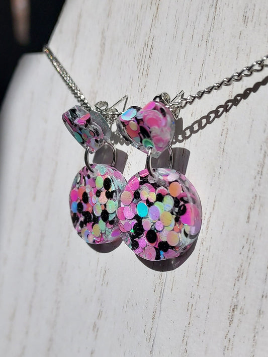 Confetti Glitter Earrings #1