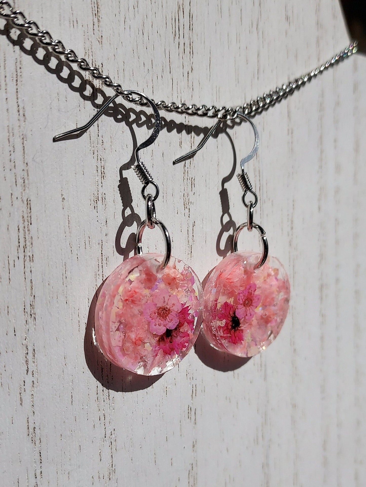 Flowers & Glitter Earrings #5