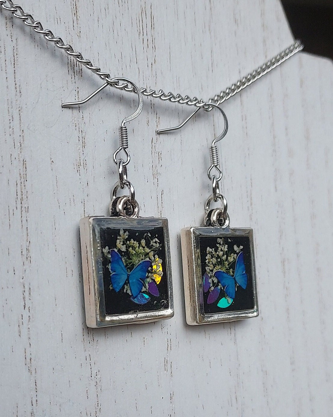 Butterflies & Floral Earrings #2