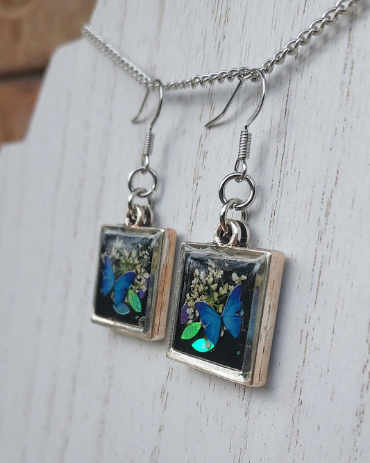 Butterflies & Floral Earrings #2