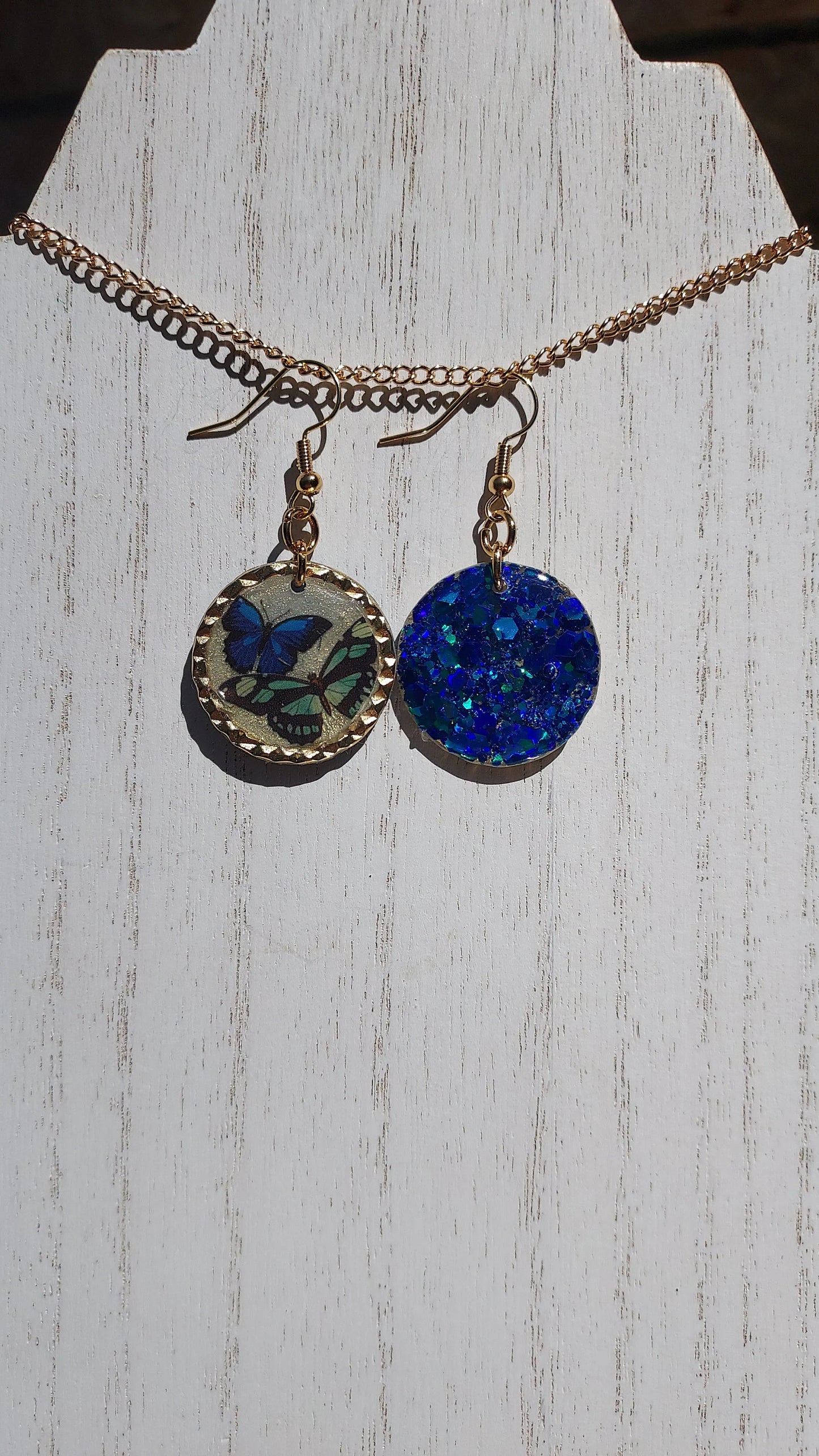 Butterflies & Glitter Earrings #6