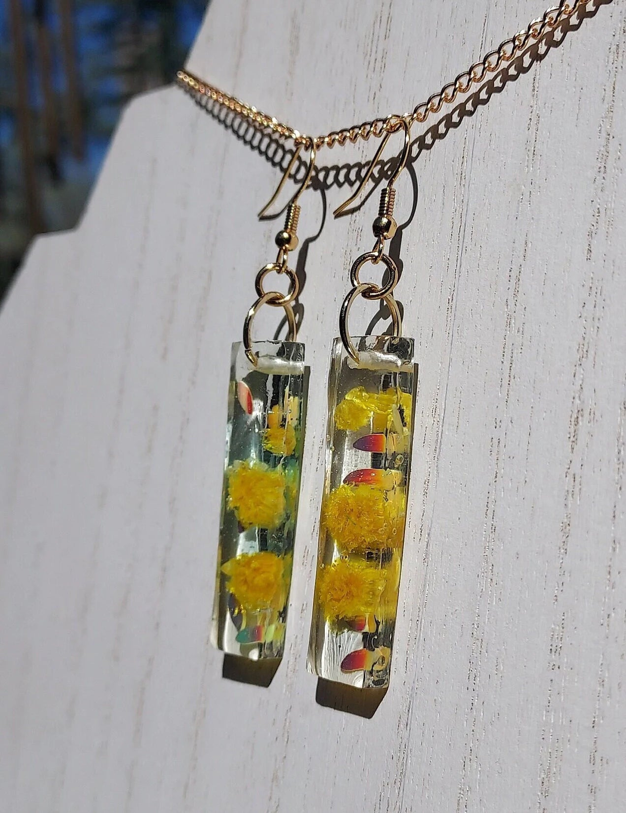 Floral Sequins Earrings #1
