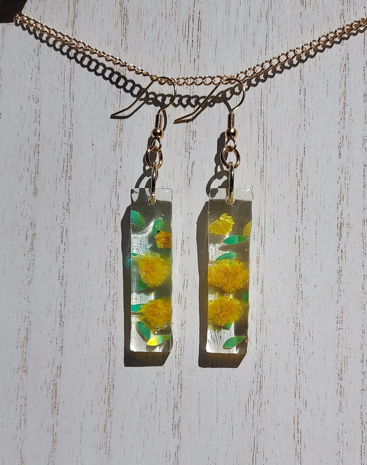 Floral Sequins Earrings #1