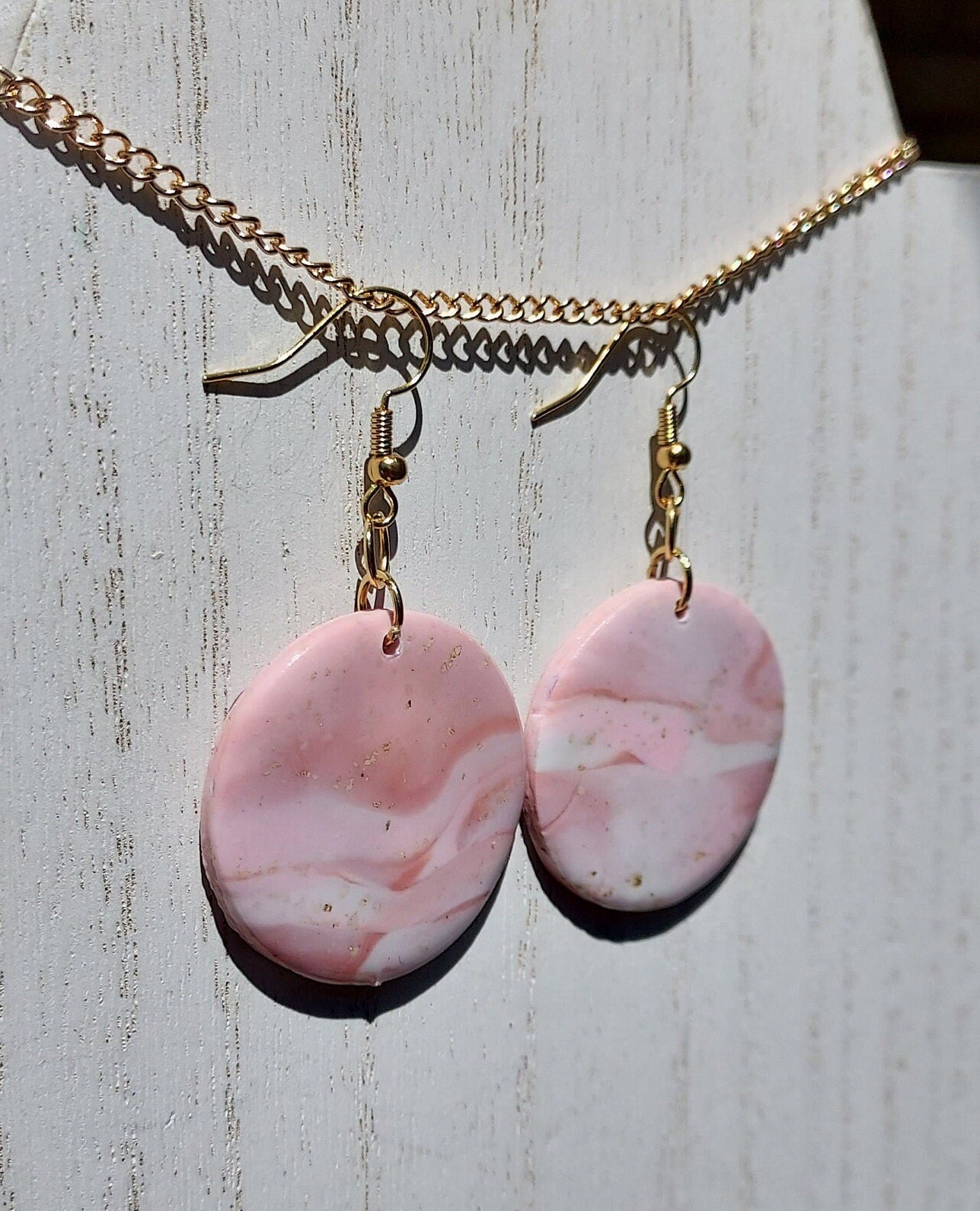 Blush Clay Earrings #1