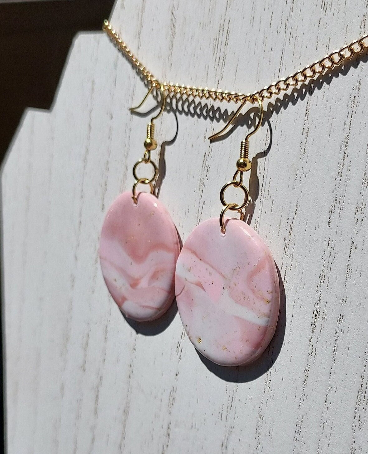 Blush Clay Earrings #1